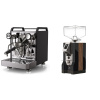 Rocket Espresso Mozzafiato FAST R, black + Eureka Mignon Specialita, WD black, walnut Rocket Espresso Mozzafiato FAST R, black + Eureka Mignon Specialita, WD black, walnut