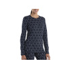 Icebreaker Women's Merino 260 Vertex LS Crewe First Snow, midnight navy 0A56V2259 - dámské termo triko M Icebreaker Women's Merino 260 Vertex LS Crewe First Snow, midnight navy 0A56V2259 - dámské termo triko M