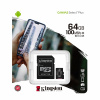 Pamäťová karta Kingston Canvas Select Plus MicroSDXC 64 GB Class 10 UHS-I/U1 A1 V10 Pamäťová karta Kingston Canvas Select Plus MicroSDXC 64 GB Class 10 UHS-I/U1 A1 V10