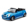 Bburago - Auta HOBBY, MINI COOPER S Cabriolet, modrá metalíza,1:32 Bburago - Auta HOBBY, MINI COOPER S Cabriolet, modrá metalíza,1:32