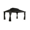 Záhradný altánok – Messina 1216 (antracit) Záhradný altánok – Messina 1216 (antracit)