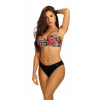 Dámske dvojdielne plavky Palermo 2 S730PA2-2 Black with Leaves - Self 46C Dámske dvojdielne plavky Palermo 2 S730PA2-2 Black with Leaves - Self 46C