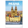 NOTIQUE Nástenný kalendár Praha 2026, 33 x 46 cm NOTIQUE Nástenný kalendár Praha 2026, 33 x 46 cm