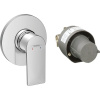 HANSGROHE Rebris E páková sprchová batéria pod omietku (obsahuje teleso), pre 1 výstup, chróm, 72658000 HANSGROHE Rebris E páková sprchová batéria pod omietku (obsahuje teleso), pre 1 výstup, chróm, 72658000