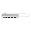 LMP USB-C Hub, stříbrný - 22700 LMP USB-C Hub, stříbrný - 22700