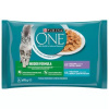 Purina One Indoor mini filetky s tuniakom a zelenými fazuľkami s teľacím a mrkvou v šťave 4 x 85 g Purina One Indoor mini filetky s tuniakom a zelenými fazuľkami s teľacím a mrkvou v šťave 4 x 85 g
