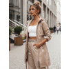 Dámska bunda parka NOLES Béžová farba DSTREET TY4282 Dámska bunda parka NOLES Béžová farba DSTREET TY4282