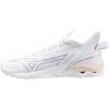 Mizuno Wave Mirage 5 white aleutian cloud pink házenkářské sálovky dámské Velikost: 38,5 Mizuno Wave Mirage 5 white aleutian cloud pink házenkářské sálovky dámské Velikost: 38,5