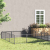 zahrada-XL Koterec pre psy strieborný 9 m² oceľ 3082135 zahrada-XL Koterec pre psy strieborný 9 m² oceľ 3082135