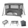 KINDERKRAFT Postieľka cestovná Cami Grey KINDERKRAFT Postieľka cestovná Cami Grey