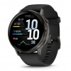 GARMIN Venu® 4 - 45 mm, bridlicový a čierny silikónový remienok GARMIN Venu® 4 - 45 mm, bridlicový a čierny silikónový remienok