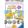 RAVENSBURGER Moje první puzzle Zvířátka na stavbě 9x2 dílků RAVENSBURGER Moje první puzzle Zvířátka na stavbě 9x2 dílků