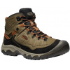 Pánske kožené topánky Keen Men Targhee IV Mid Wp Dark Olive/Gold Flame Pánske kožené topánky Keen Men Targhee IV Mid Wp Dark Olive/Gold Flame
