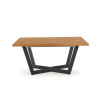 Halmar MASSIVE rozkladací stôl 160-250x90x77 cm svetlý dub/čierny Halmar MASSIVE rozkladací stôl 160-250x90x77 cm svetlý dub/čierny