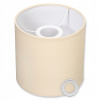 Abažúr Cerlux 15 cm, závit E27, béžový Abažúr Cerlux 15 cm, závit E27, béžový