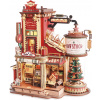 ROBOTIME Roker 3D drevené puzzle Santova dielňa (hracia skrinka) 449 dielikov ROBOTIME Roker 3D drevené puzzle Santova dielňa (hracia skrinka) 449 dielikov