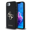 Guess PU Grained 4G Metal Logo zadný kryt pre iPhone 16e Black Guess PU Grained 4G Metal Logo zadný kryt pre iPhone 16e Black