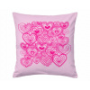 Vankúš 50x50 cm Srdcový vzor Vankúš 50x50 cm Srdcový vzor