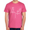 tricko, Farba ružová, Strih/ Variant Pánsky/UNISEX tricko, Farba ružová, Strih/ Variant Pánsky/UNISEX