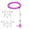 SADA HHW12 PLUS SIZE + BR163 FIALOVÁ MASÁŽNA OBRUČ SO ZÁVAŽÍM HMS SADA HHW12 PLUS SIZE + BR163 FIALOVÁ MASÁŽNA OBRUČ SO ZÁVAŽÍM HMS