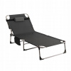 Ležadlo kovové sivé Mebel Elite Ležadlo kovové sivé Mebel Elite