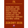 Zákony IV/2026 – stavebné zákony a predpisy Zákony IV/2026 – stavebné zákony a predpisy