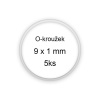 Sada O-kroužků / těsnění 9x1 mm (5ks) Sada O-kroužků / těsnění 9x1 mm (5ks)