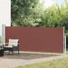 zahrada-XL Zaťahovacia bočná markíza na terasu 140x500 cm, hnedá 48399 zahrada-XL Zaťahovacia bočná markíza na terasu 140x500 cm, hnedá 48399
