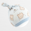 Dojčenská bavlnená čiapočka New Baby Biscuits modrá