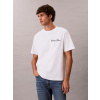 Calvin Klein pánske biele tričko LV04RF822GYAF S Calvin Klein pánske biele tričko LV04RF822GYAF S