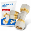 Mosadzný T-kus TRCR 20 mm Mosadzný T-kus TRCR 20 mm