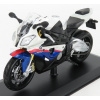 BMW S 1000 RR 1:12 Maisto biela čierna modrá BMW S 1000 RR 1:12 Maisto biela čierna modrá
