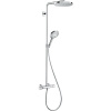 HANSGROHE Raindance Select S Showerpipe nástenný sprchový systém s termostatom, horná sprcha 1jet priemer 240 mm, ručná sprcha 3jet, chróm, 27633000 HANSGROHE Raindance Select S Showerpipe nástenný sprchový systém s termostatom, horná sprcha 1jet priemer 240 mm, ručná sprcha 3jet, chróm, 27633000