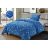 Top textil Povlečení Mikroplyš Vločky modré 140x200, 70x90 cm Top textil Povlečení Mikroplyš Vločky modré 140x200, 70x90 cm