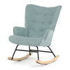 Autronic BONTEC Hojdacie kreslo, modrá, látka, AK-373 BLUE2 Farba: Modrá Autronic BONTEC Hojdacie kreslo, modrá, látka, AK-373 BLUE2 Farba: Modrá
