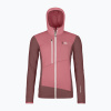 Dámska mikina ORTOVOX Fleece Grid Hoody mountain rose Dámska mikina ORTOVOX Fleece Grid Hoody mountain rose