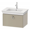 DURAVIT White Tulip závesná skrinka pod umývadlo, 1 zásuvka, 684 x 458 x 410 mm, taupe matná, WT425106060 DURAVIT White Tulip závesná skrinka pod umývadlo, 1 zásuvka, 684 x 458 x 410 mm, taupe matná, WT425106060