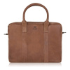 Kožená pánská aktovka / taška Paolo Peruzzi IM-05 hnědá Kožená pánská aktovka / taška Paolo Peruzzi IM-05 hnědá