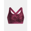 Under Armour Crossback Mid Print-RED Women's Bra - Women's tmavočervená L Under Armour 198632559338 Under Armour Crossback Mid Print-RED Women's Bra - Women's tmavočervená L Under Armour 198632559338