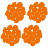 MSV súprava 4 protišmykových podložiek Galets, oranžové 12 × 13 cm MSV súprava 4 protišmykových podložiek Galets, oranžové 12 × 13 cm
