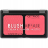Catrice Blush Affair Cream & Powder Palette krémová a pudrová tvářenka 010 Stunning Strawberry 6 g Catrice Blush Affair Cream & Powder Palette krémová a pudrová tvářenka 010 Stunning Strawberry 6 g
