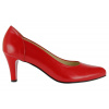 Nadměrné lodičky De Plus červené 9830 - red Nadměrné lodičky De Plus červené 9830 - red