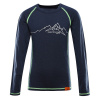 Detské merino tričko ALPINE PRE MERENO modrá 128-134 Detské merino tričko ALPINE PRE MERENO modrá 128-134