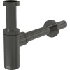 ALCADRAIN dizajnový okrúhly umývadlový sifón, celokovový, lesklý gunmetal, A400-GM-P ALCADRAIN dizajnový okrúhly umývadlový sifón, celokovový, lesklý gunmetal, A400-GM-P