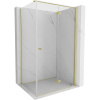 Mexen Mist-F T, 1-krídlový skladací sprchový kút pravý 90 x 70 cm, číre sklo, zlatý lesklý profil, 8A6T-090-070-50-00-P Mexen Mist-F T, 1-krídlový skladací sprchový kút pravý 90 x 70 cm, číre sklo, zlatý lesklý profil, 8A6T-090-070-50-00-P