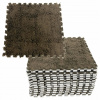 12x Puzzle Penové EVA Plyšová podložka Koberec Podlahová Hnedá 30x30 cm 12x Puzzle Penové EVA Plyšová podložka Koberec Podlahová Hnedá 30x30 cm