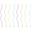 Sviečky na tortu 14 cm 8 kusov pastelové - PartyDeco Sviečky na tortu 14 cm 8 kusov pastelové - PartyDeco