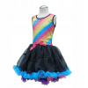 Dievčenské šaty - Rozšírené šaty midi -pocate Veľkosť 128 (Šaty dúhové tulle flitry tanec SP1842 128 cm) Dievčenské šaty - Rozšírené šaty midi -pocate Veľkosť 128 (Šaty dúhové tulle flitry tanec SP1842 128 cm)