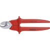 Knipex 95 06 230 VDE kabelové nůžky hliníkový a měděný kabel, jedno- a vícežilový, 16 mm, 50 mm², 1 Knipex 95 06 230 VDE kabelové nůžky hliníkový a měděný kabel, jedno- a vícežilový, 16 mm, 50 mm², 1