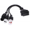 OBD-II redukcia 3-pin/4-pin/6-pin pre moto Yamaha a Honda MECHANIC CABLE 22 OBD-II redukcia 3-pin/4-pin/6-pin pre moto Yamaha a Honda MECHANIC CABLE 22